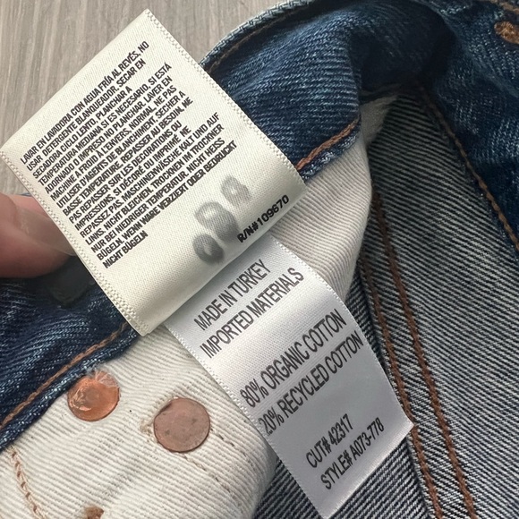 Agolde Jamie high-rise classic jeans Like NEW - Picture 7 of 8